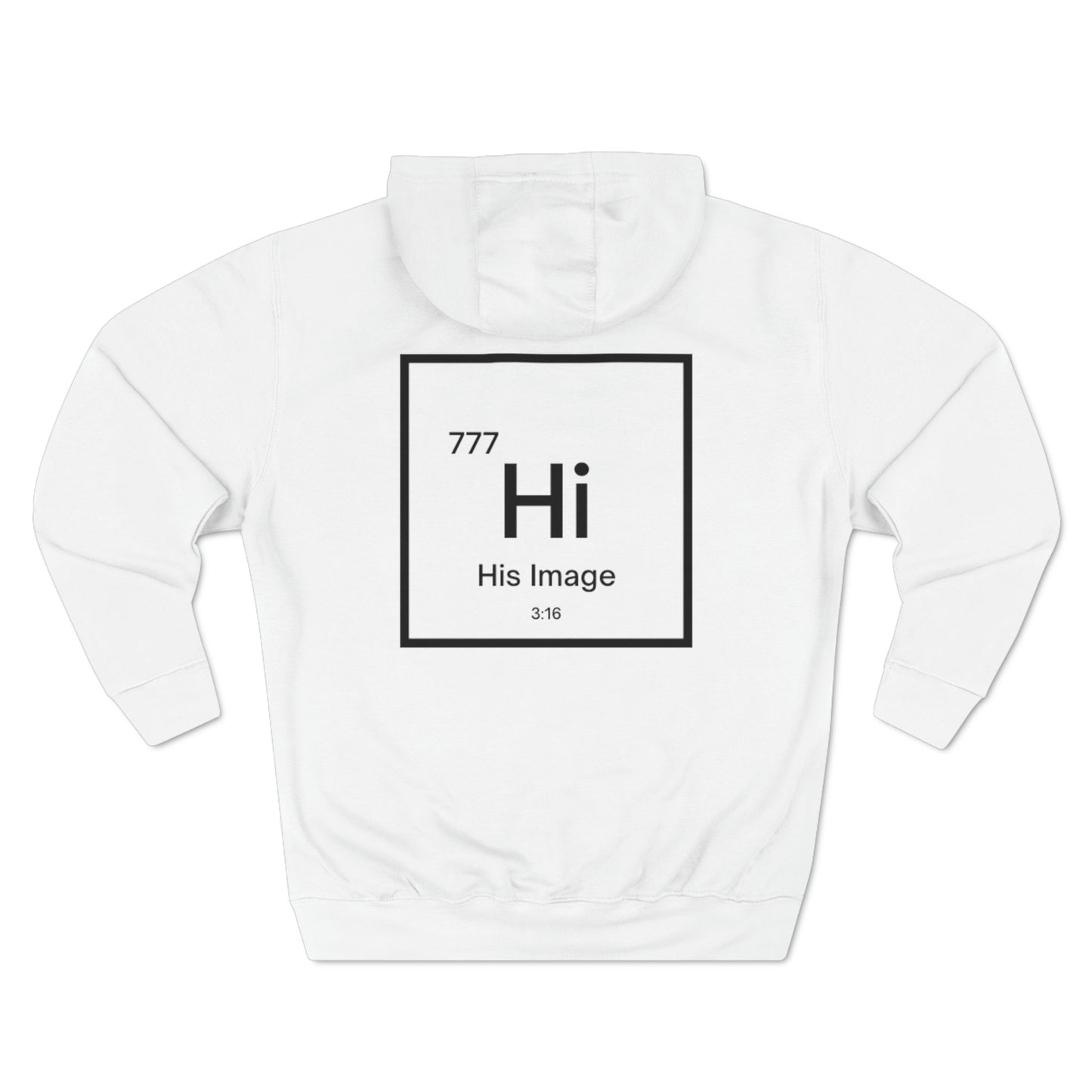 His Image Periodic Element Pullover Hoodie