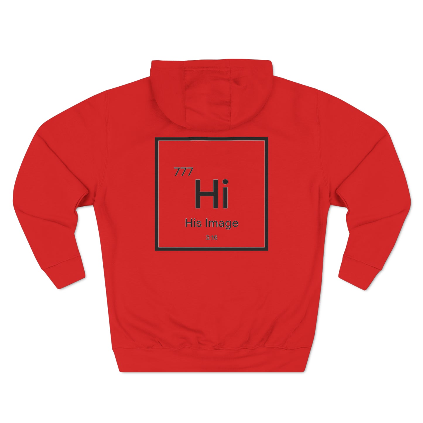 His Image Periodic Element Pullover Hoodie